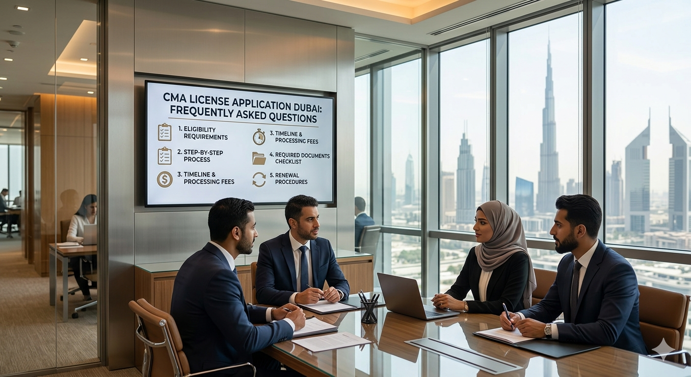 CMA License Application Dubai: Frequently Asked Questions